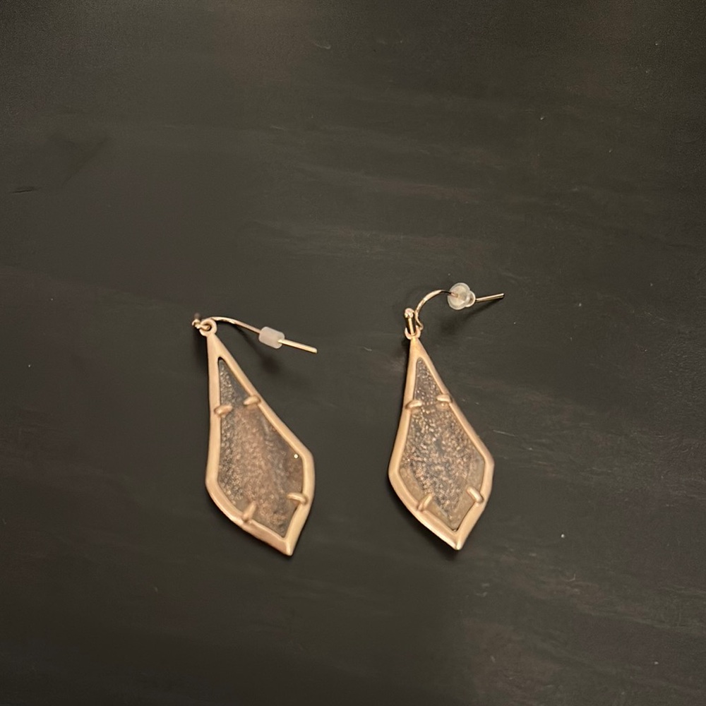 Kendra Scott Rose Gold Drop Earrings